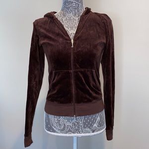 Juicy Couture Zip Hoodie Velour Jacket